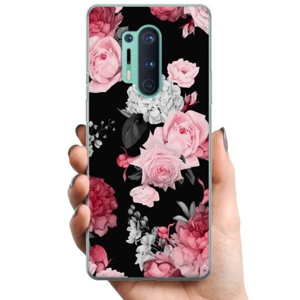 OnePlus 8 Pro TPU Mobilcover Floral Blomst