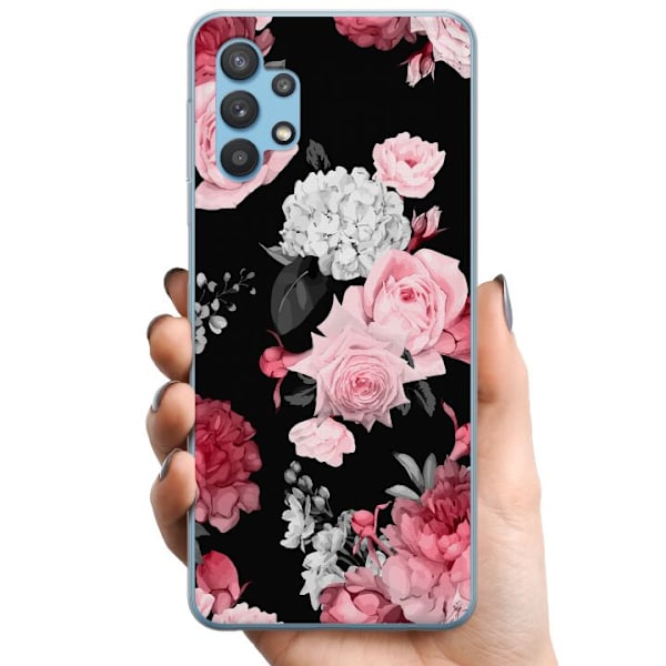 Samsung Galaxy A32 5G TPU Mobildeksel Blomster