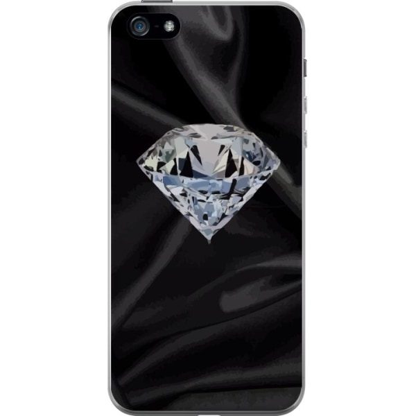 Apple iPhone 5 Genomskinligt Skal Silke Diamant