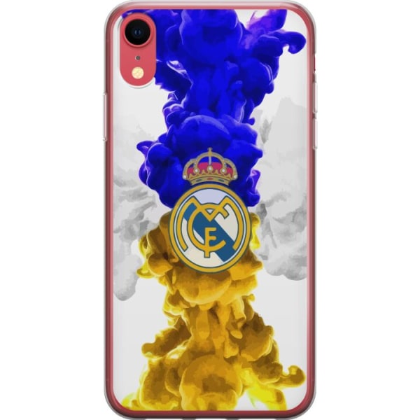 Apple iPhone XR Genomskinligt Skal Real Madrid Färger