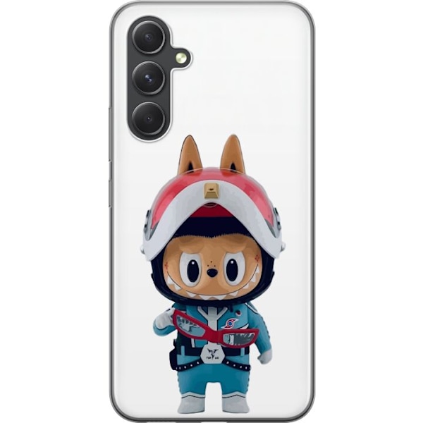Samsung Galaxy A55 Läpinäkyvä kuori How2work Labubu hirviö