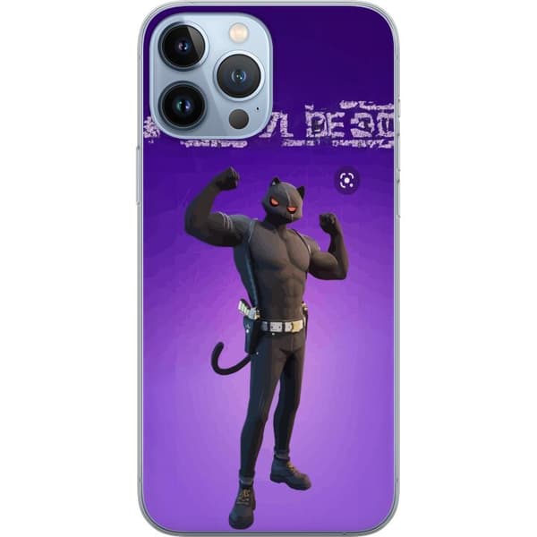 Kompatibelt Mobildeksel til Apple iPhone 13 Pro Max Fortnite - Meowscles