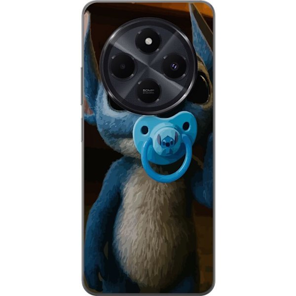Xiaomi Redmi A4 Läpinäkyvä kuori Stitch & Napp - vauvateema söpöllä hahmolla
