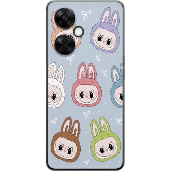 OnePlus Nord CE3 Genomskinligt Skal Labubu Star Pattern – St