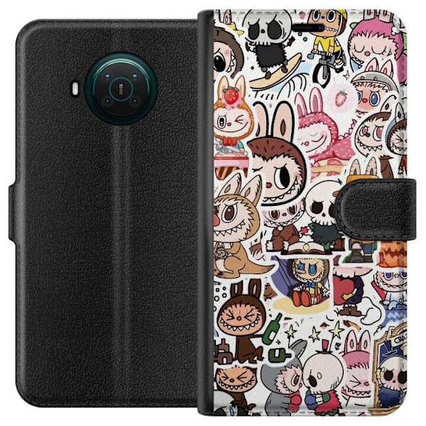 Nokia X10 Plånboksfodral Labubu All-Stars – POP MART Specia
