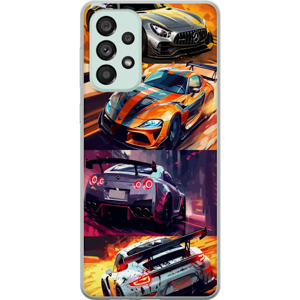 Samsung Galaxy A73 5G Gjennomsiktig deksel Rallyfeber - intens