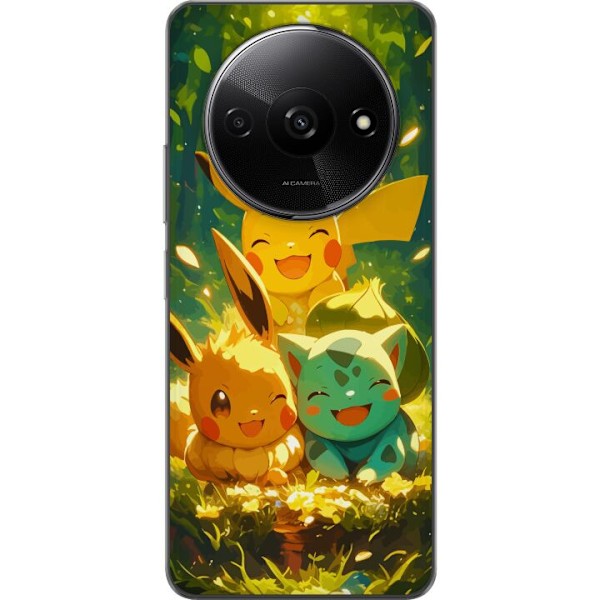 Xiaomi Redmi A3 Genomskinligt Skal Pixelmonster spelstil – färgstark design för retroälskande gamers