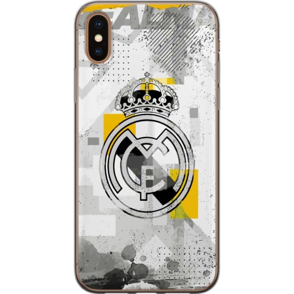 Apple iPhone XS Max Läpinäkyvä kuori Real Madrid