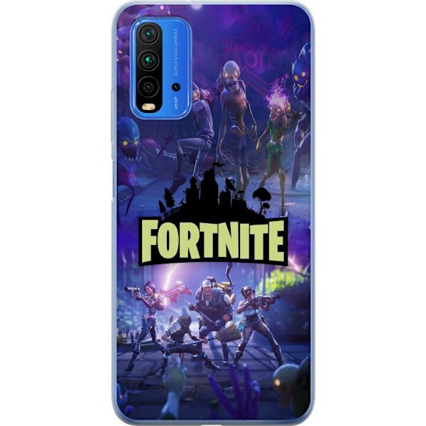 Xiaomi Redmi 9T Genomskinligt Skal Fortnite