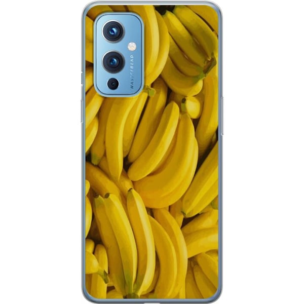 OnePlus 9 Genomskinligt Skal Banana Pattern – lekfullt möns