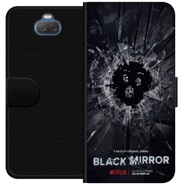 Sony Xperia 10 Tegnebogsetui Black Mirror Sci-Fi Netflix Serie