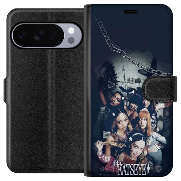 Kompatibel Tegnebogsetui til Google Pixel 10 Pro XL KATSEYE sort
