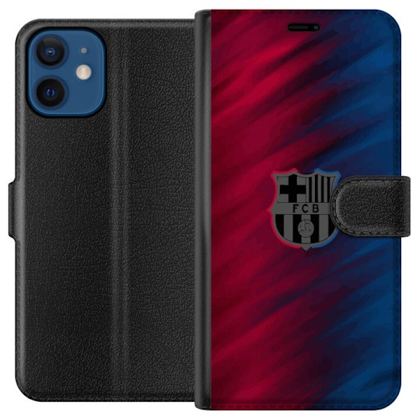 Apple iPhone 12 mini Lompakkokotelo FC Barcelona