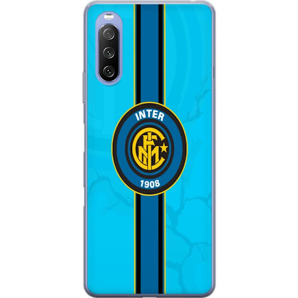 Sony Xperia 10 III Lite Läpinäkyvä kuori Inter Milan