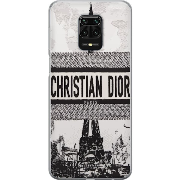 Xiaomi Redmi Note 9S Läpinäkyvä kuori Christian Dior