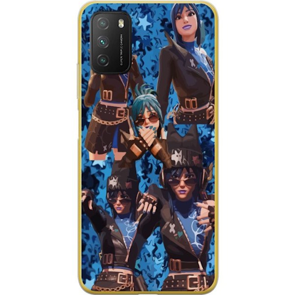 Xiaomi Poco M3  Gennemsigtig cover Fortnite