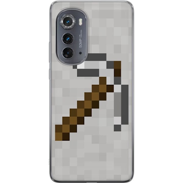 Motorola Edge (2022) Genomskinligt Skal Minecraft Tools