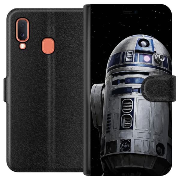 Yhteensopiva Lompakkokotelo Samsung Galaxy A20e R2D2