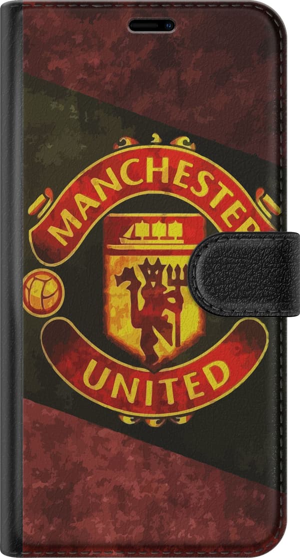 Kompatibelt Plånboksfodral till Apple iPhone 14 Manchester United