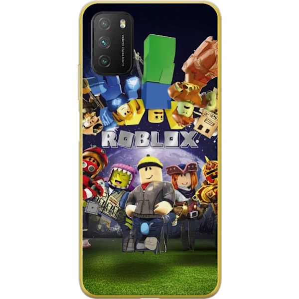 Xiaomi Poco M3  Genomskinligt Skal Roblox Värld – Gamingäventyr för Barn & Ungdomar