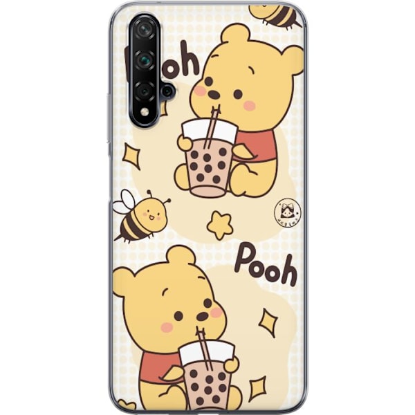 Huawei nova 5T Läpinäkyvä kuori Nalle Pooh - klassinen karh