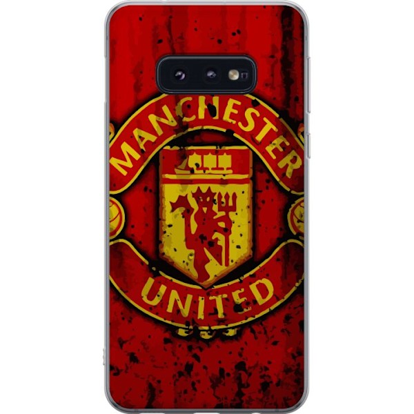 Samsung Galaxy S10e Genomskinligt Skal Manchester United F.C.