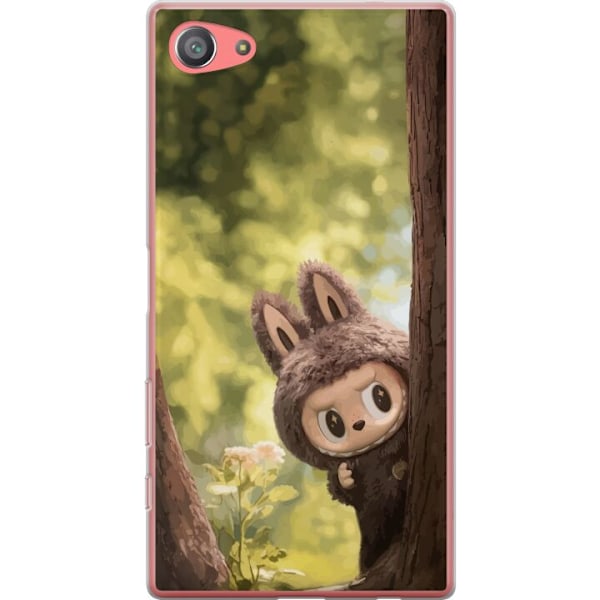 Sony Xperia Z5 Compact Gjennomsiktig deksel Labubu Graffiti Vibes – Gatukunst i Monsterform