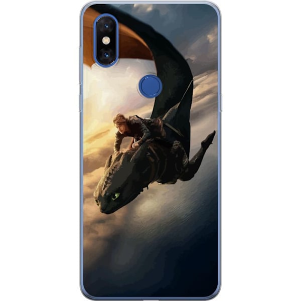 Xiaomi Mi Mix 3 Genomskinligt Skal Draktränaren