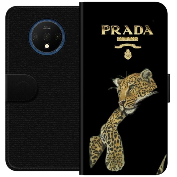 OnePlus 7T Lommeboketui Prada Leopard