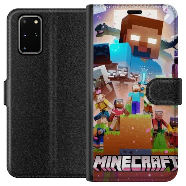 Samsung Galaxy S20+ Plånboksfodral Minecraft