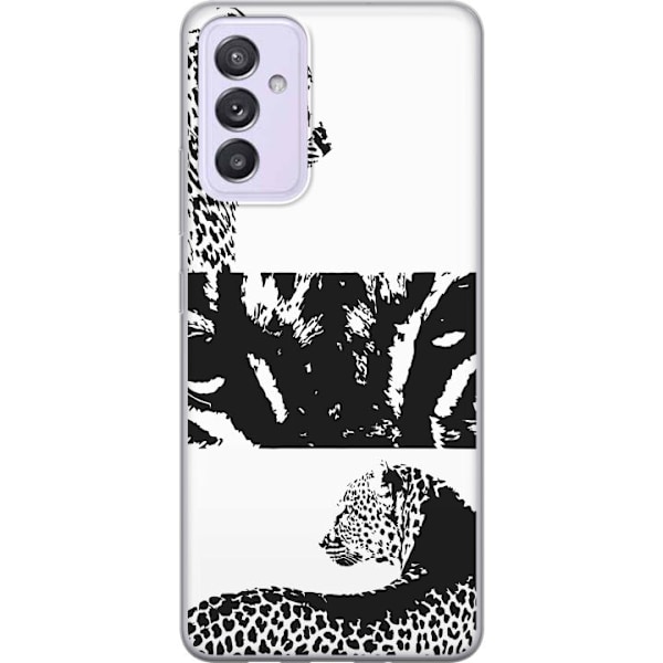Samsung Galaxy A82 5G Läpinäkyvä kuori Leopard Faces