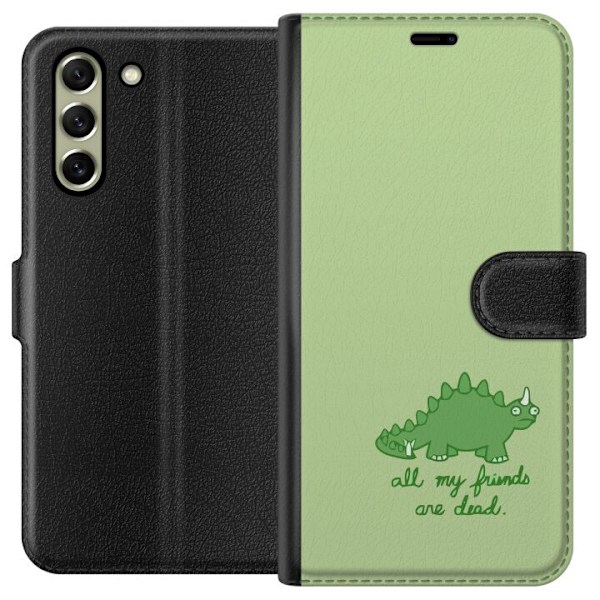 Samsung Galaxy S21 FE 5G Tegnebogsetui Dinosaurer