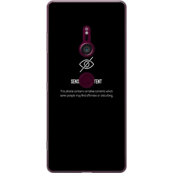 Sony Xperia XZ3 Läpinäkyvä kuori herkkä sisältö