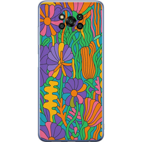 Xiaomi Poco X3 Pro Gjennomsiktig deksel Color Pop
