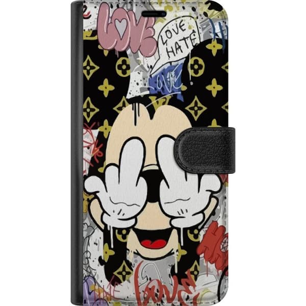 Kompatibel Tegnebogsetui til Apple iPhone 15 Plus Mickey Mouse F-YOU