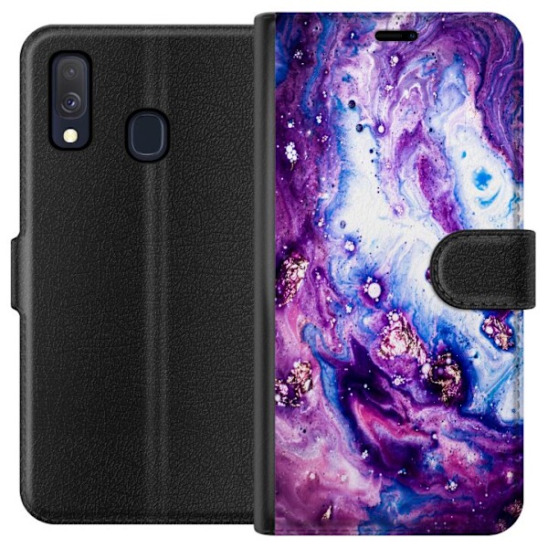 Samsung Galaxy A40 Tegnebogsetui Lilac