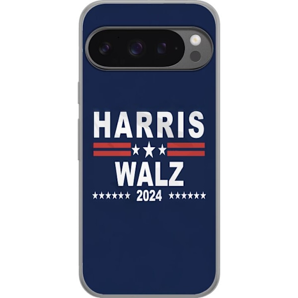 Google Pixel 9 Pro XL Gjennomsiktig deksel Harris | Walz 2024