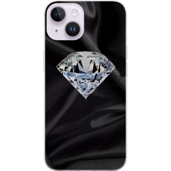 Apple iPhone 15 Plus Genomskinligt Skal Silke Diamant