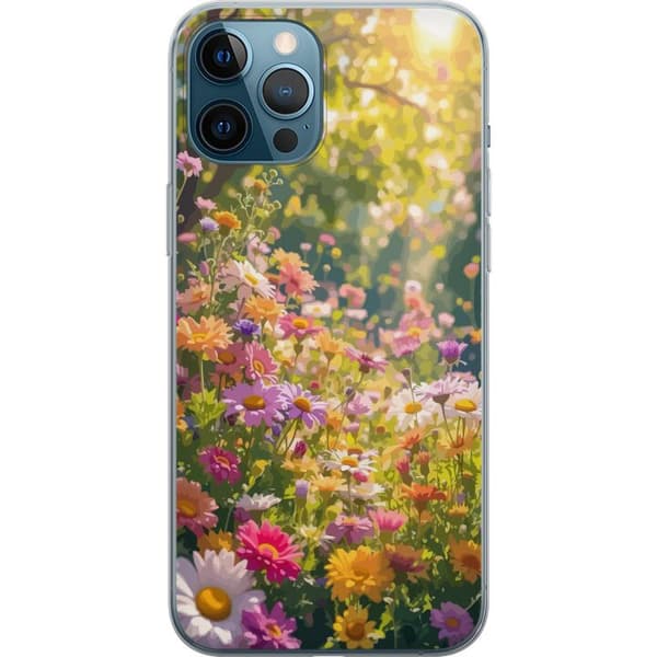 Kompatibel Mobilcover til Apple iPhone 12 Pro Max Blomstermønster