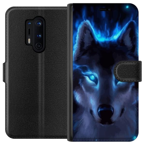 Kompatibelt Plånboksfodral till OnePlus 8 Pro Varg