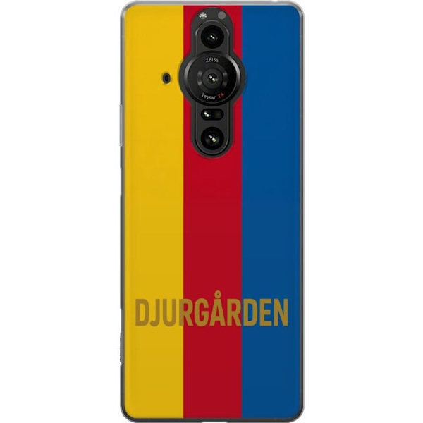 Sony Xperia Pro-I Läpinäkyvä kuori Djurgården – jalkapallo
