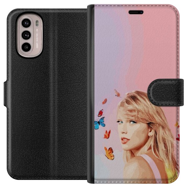 Motorola Moto G31 Lommeboketui Taylor Swift Sommerfugler