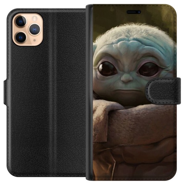 Apple iPhone 11 Pro Max Tegnebogsetui Baby Yoda