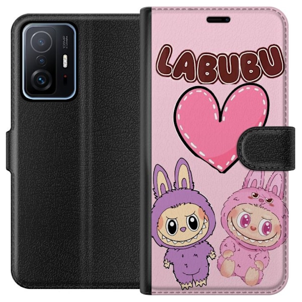 Xiaomi 11T Tegnebogsetui Labubu Pink Monster