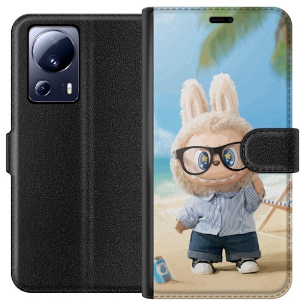 Xiaomi 13 Lite Lompakkokotelo Labubu Tummat Unelmat
