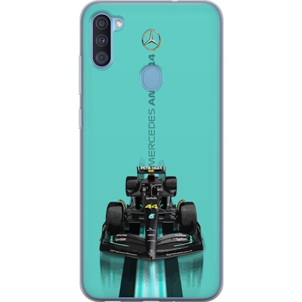 Samsung Galaxy A11 Gennemsigtig cover Mercedes F1