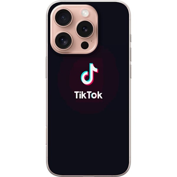 Apple iPhone 16 Pro Läpinäkyvä kuori TikTok