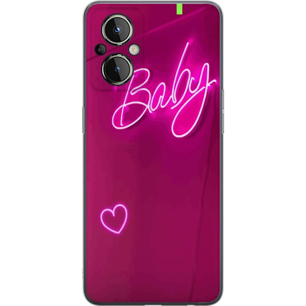 OnePlus Nord N20 5G Genomskinligt Skal Baby Heart