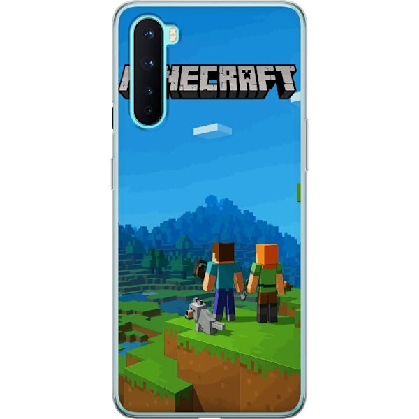 OnePlus Nord Genomskinligt Skal Minecraft Key Art