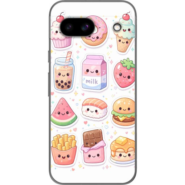 Kompatibelt Mobildeksel til Google Pixel 8a pixelmonster grön